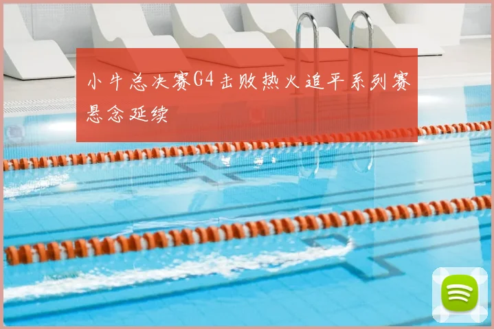 小牛总决赛G4击败热火追平系列赛悬念延续