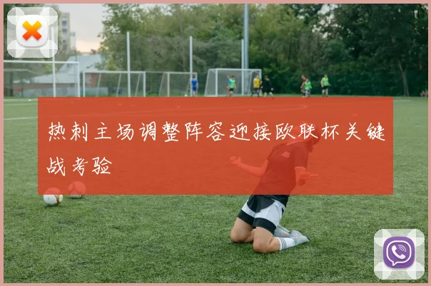 热刺主场调整阵容迎接欧联杯关键战考验